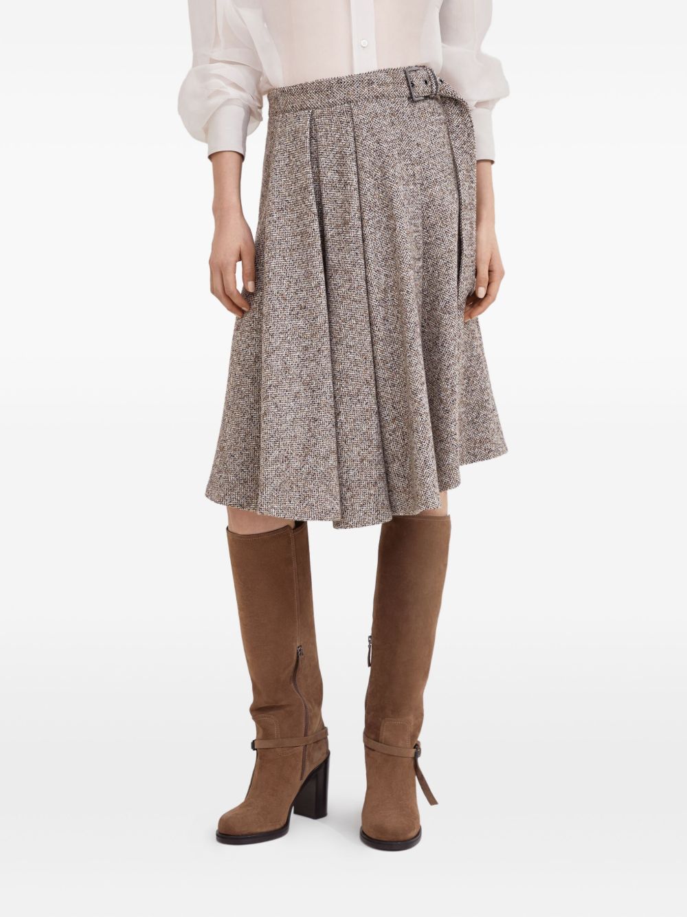 Brunello Cucinelli Beige Skirt Glam Steals