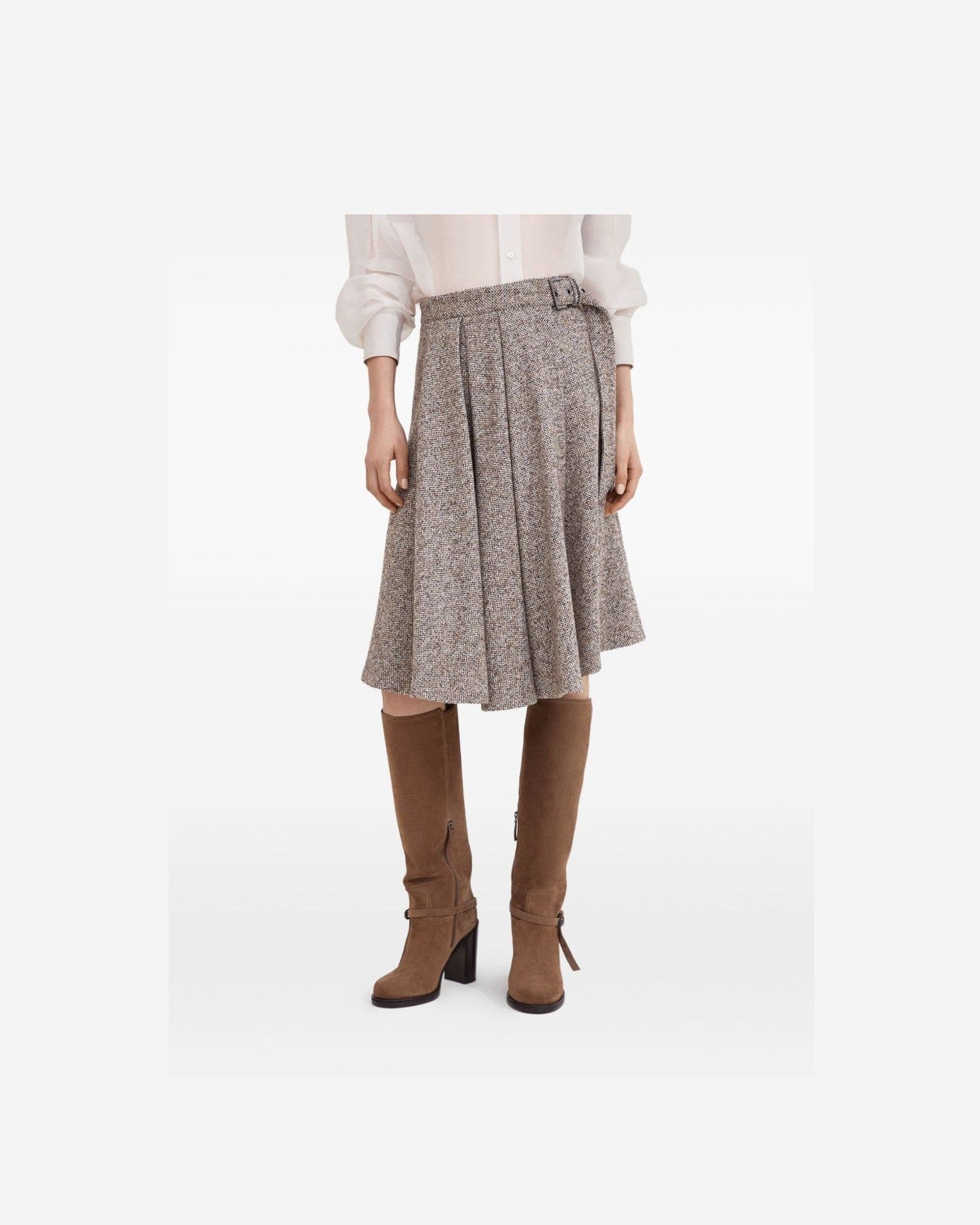 Brunello Cucinelli Beige Skirt Glam Steals