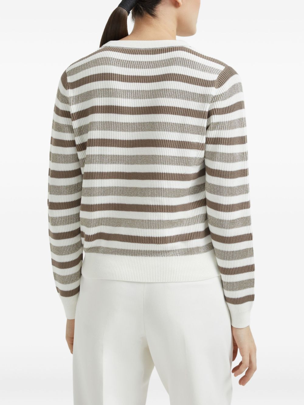 Brunello Cucinelli Beige Sweater Glam Steals