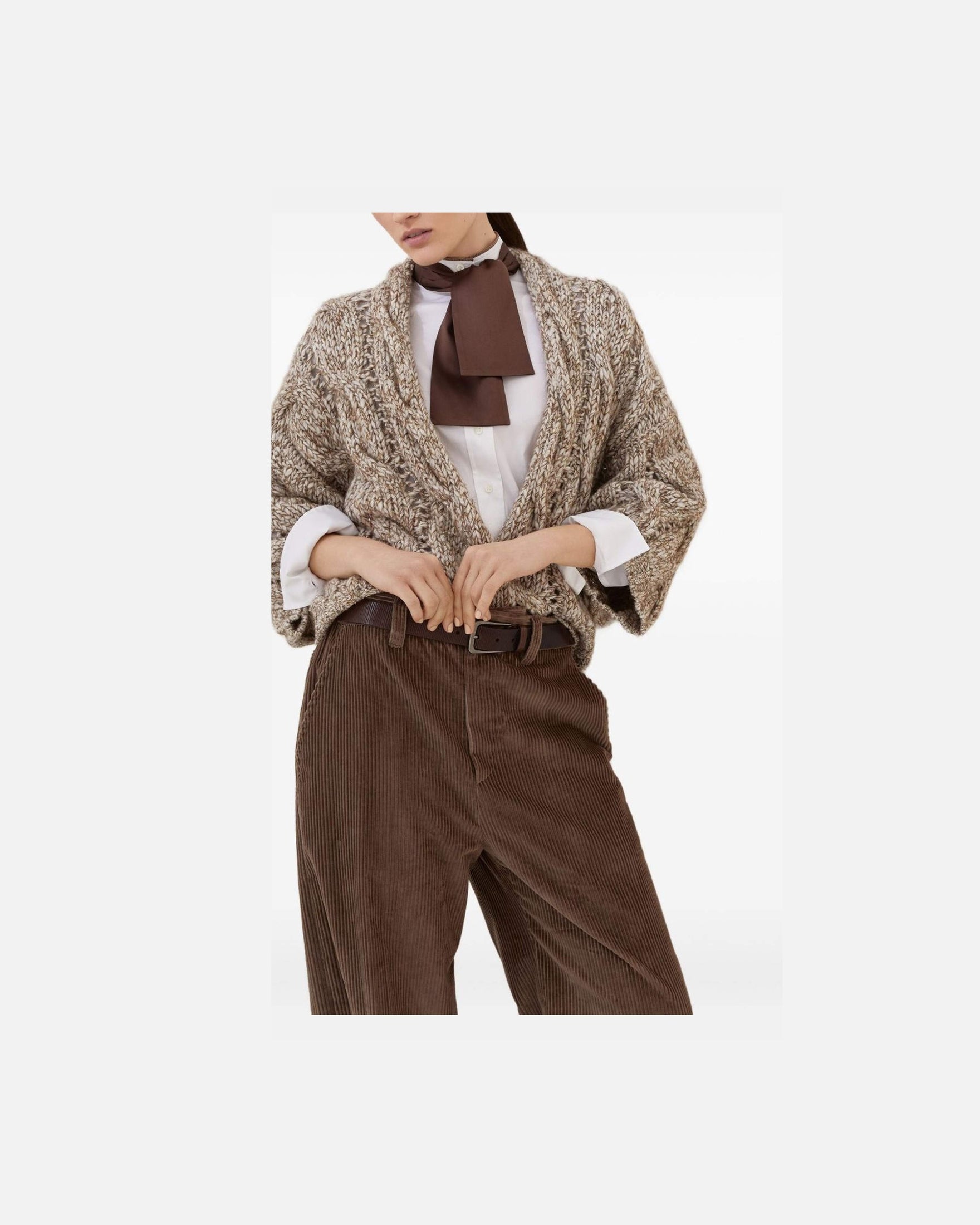 Brunello Cucinelli Beige Sweater Glam Steals