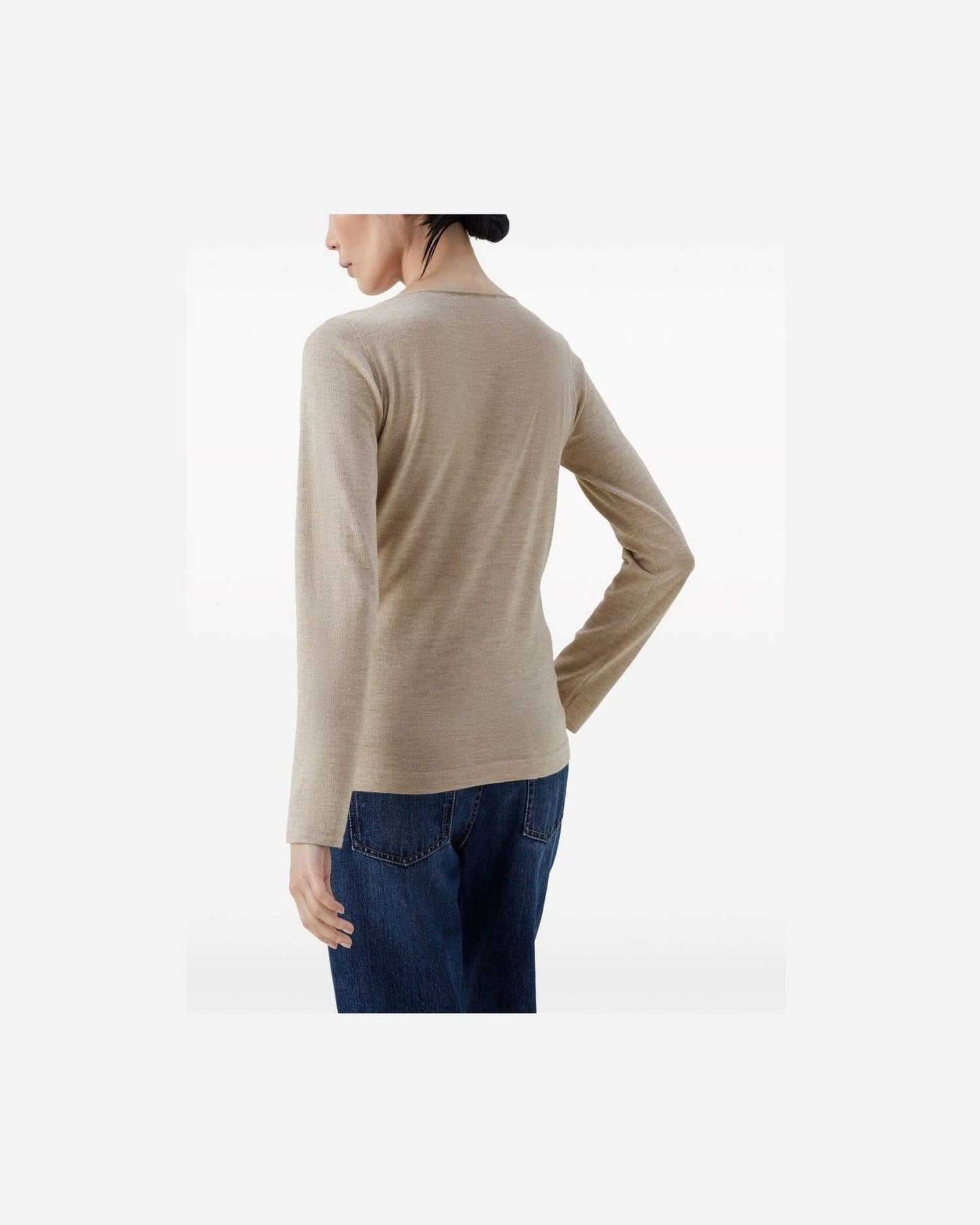 Brunello Cucinelli Beige Sweater Glam Steals