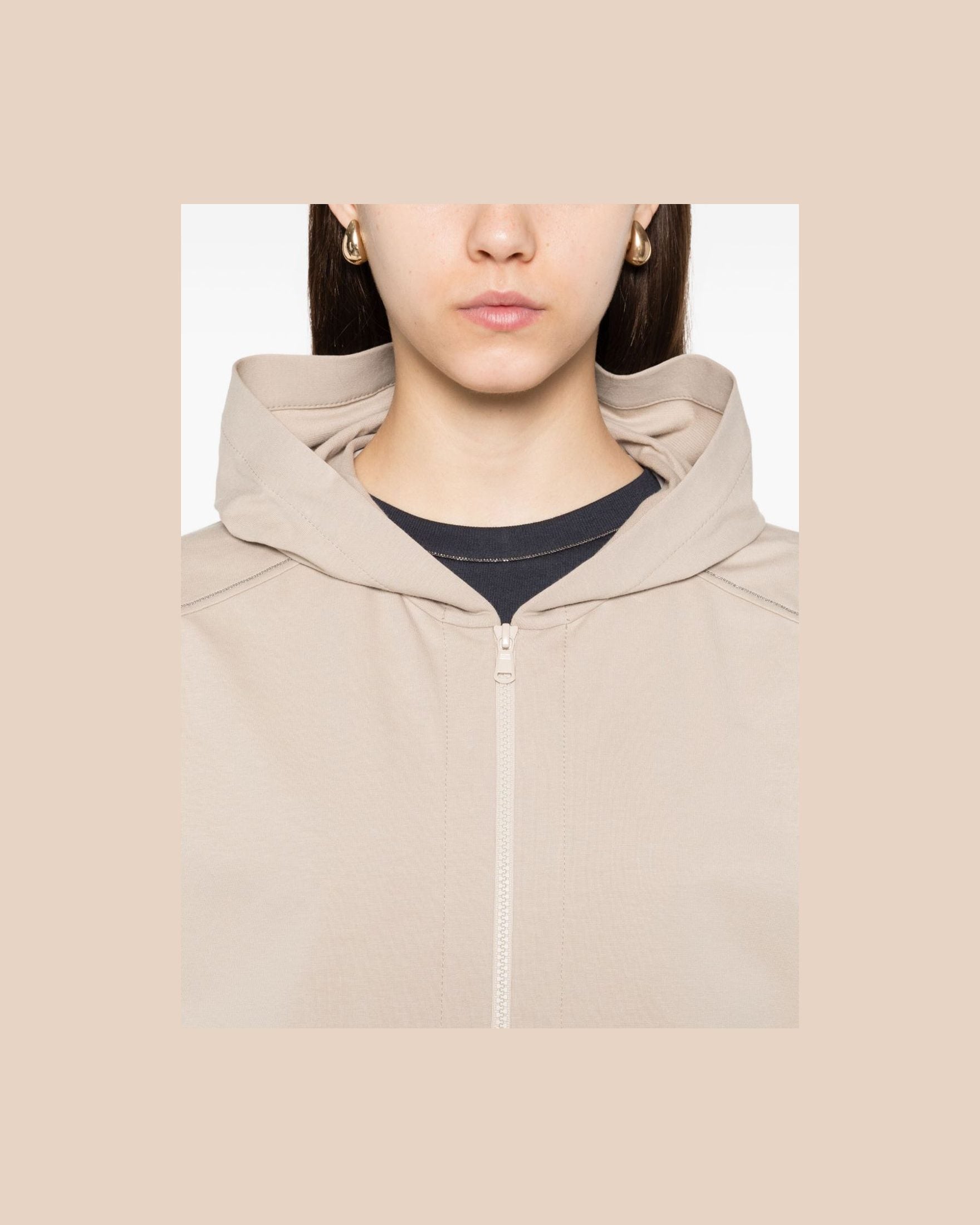 Brunello Cucinelli Beige Sweater Glam Steals
