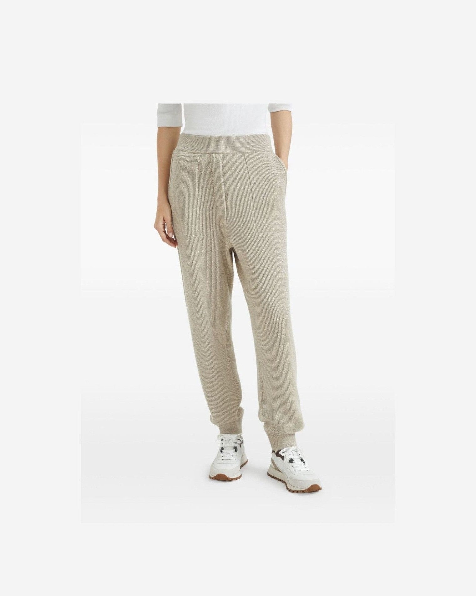 Brunello Cucinelli Beige Trouser Glam Steals