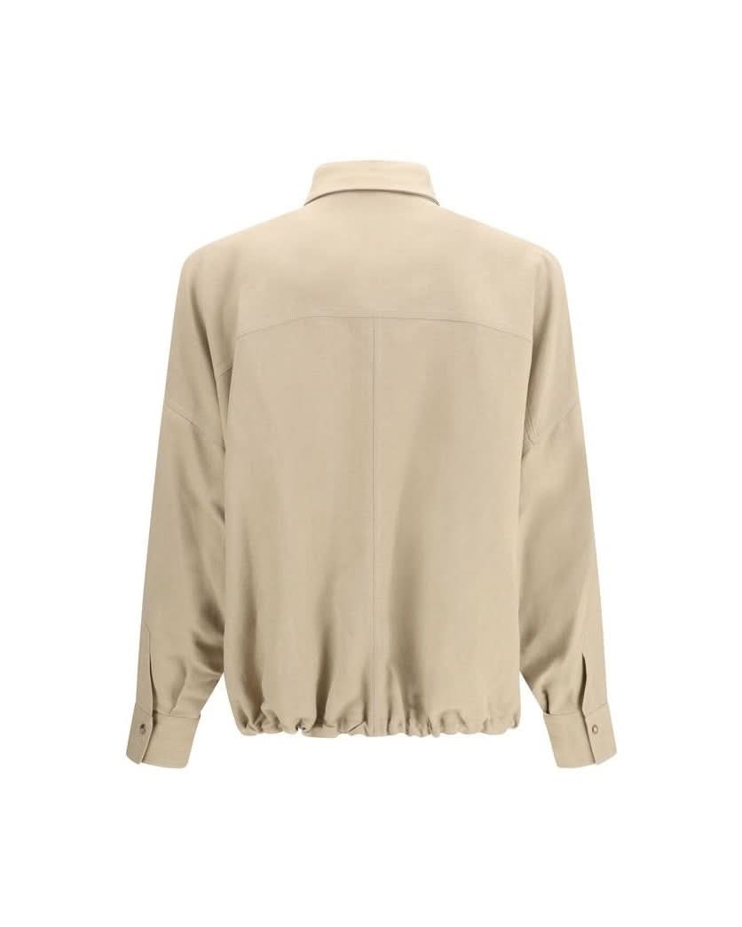 Brunello Cucinelli Beige Viscose Blouse