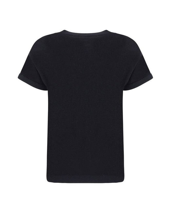 Brunello Cucinelli Black Nylon T-shirt Glam Steals