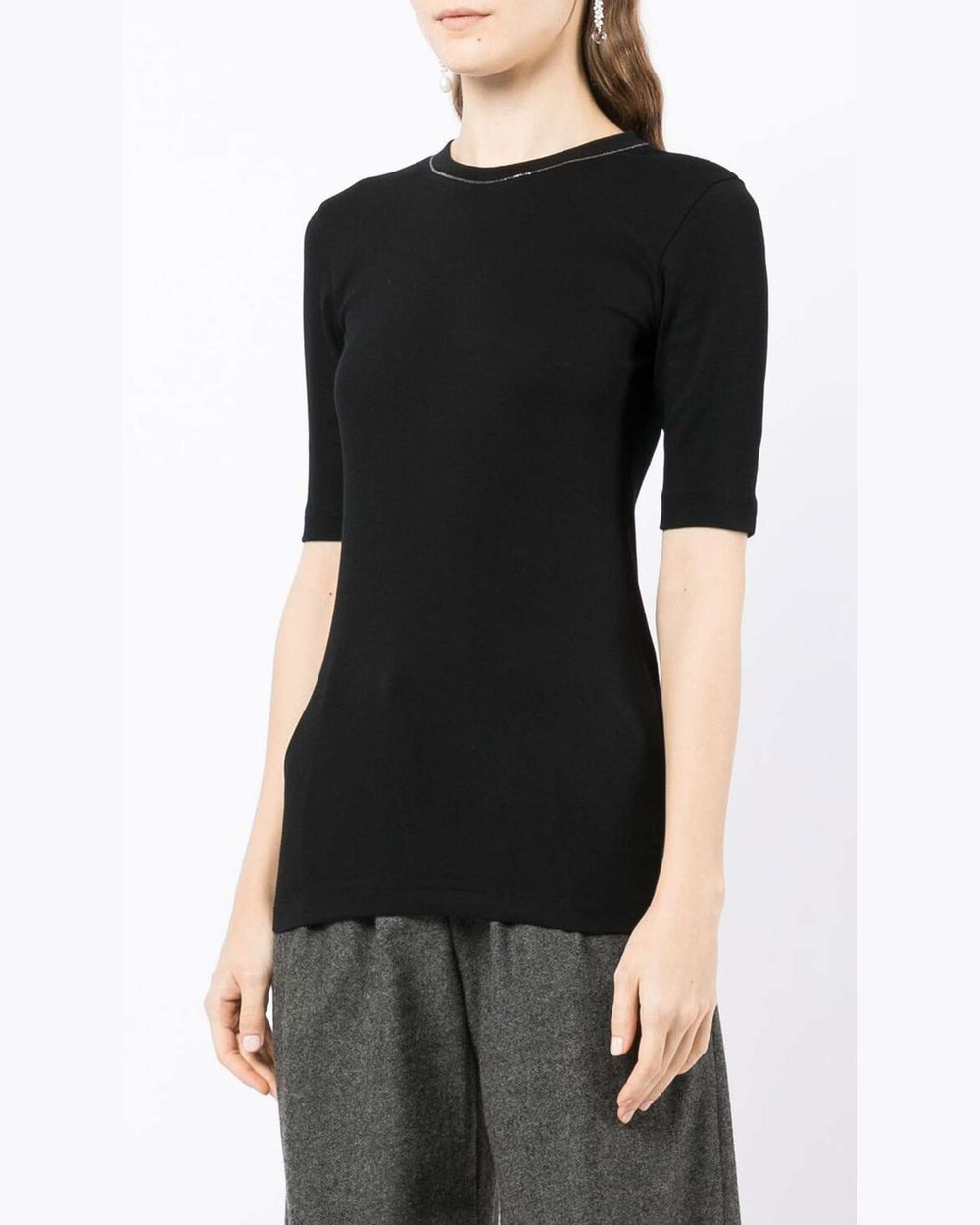 Brunello Cucinelli Black T-shirt and Polo Glam Steals