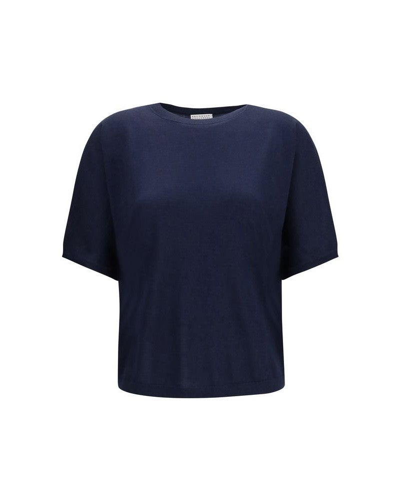 Brunello Cucinelli Blue Cashmere Sleeveles Sweater Glam Steals