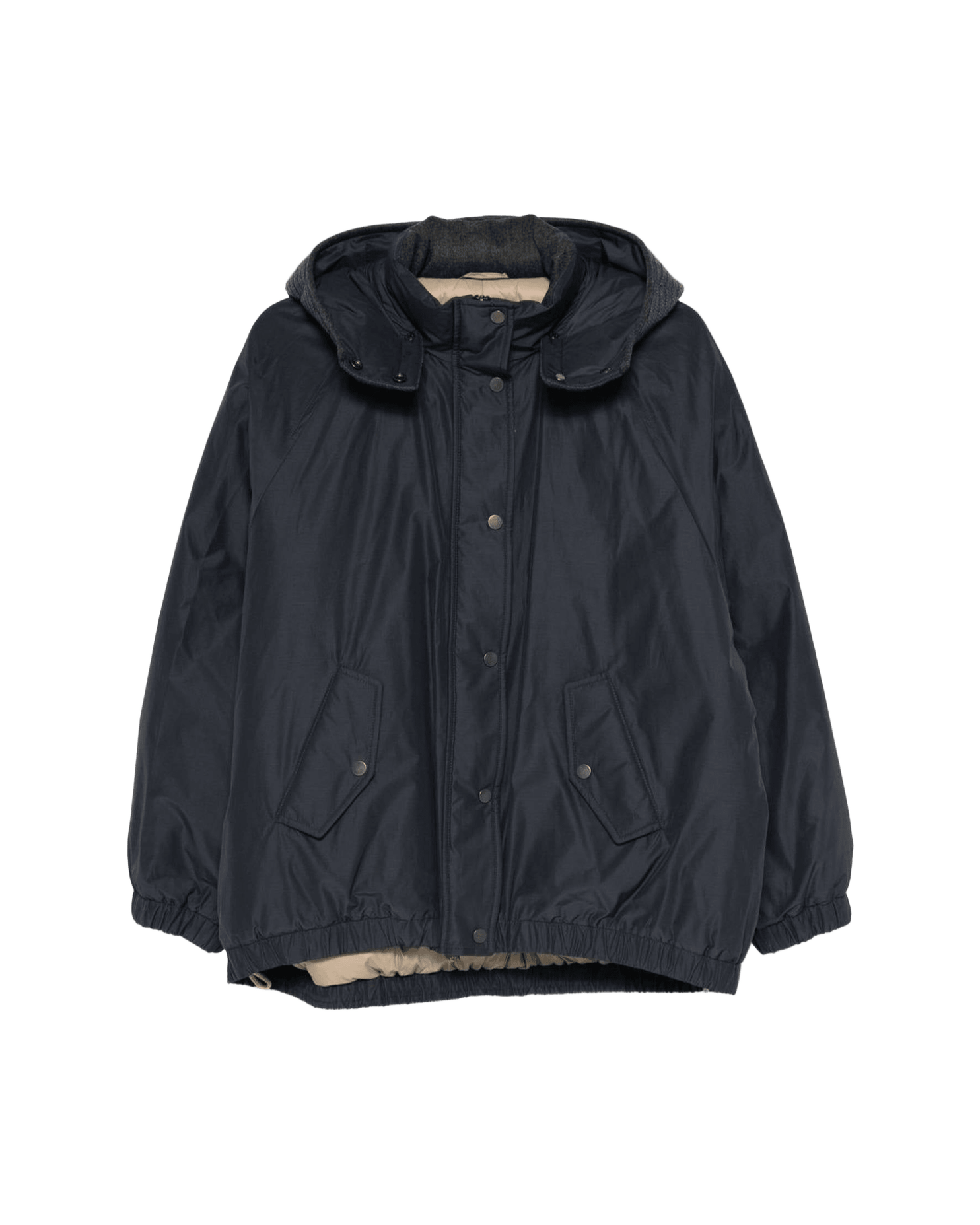 Brunello Cucinelli Blue Coat Glam Steals