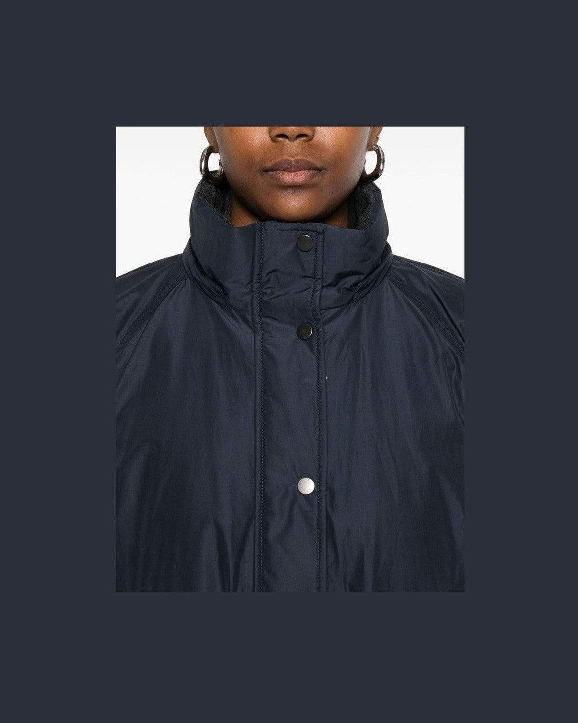 Brunello Cucinelli Blue Coat Glam Steals