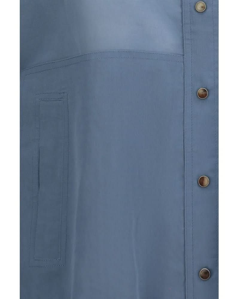 Brunello Cucinelli Blue Cotton Clothing Glam Steals
