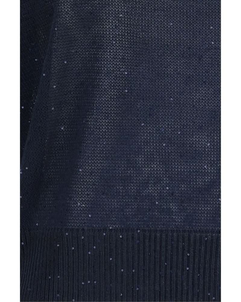 Brunello Cucinelli Blue Cotton Sweatshirt Glam Steals