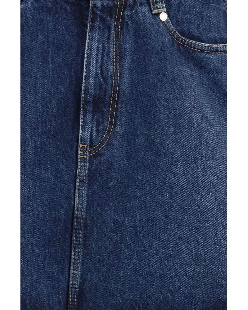 Brunello Cucinelli Blue Denim Skirt Glam Steals