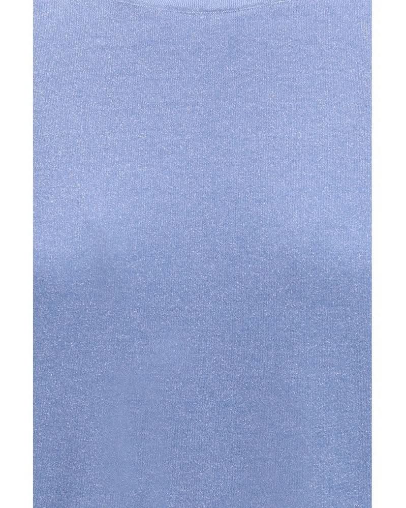 Brunello Cucinelli Blue Nylon T-Shirt