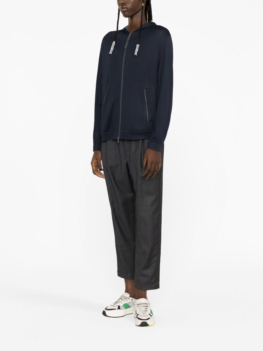 Brunello Cucinelli Blue Sweater Glam Steals
