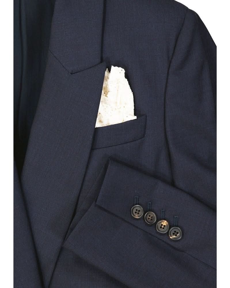 Brunello Cucinelli Blue Wool Virgin Jacket Coats & Jackets