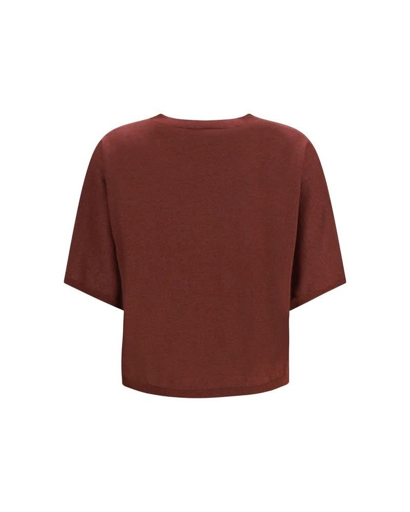 Brunello Cucinelli Bordeaux Cashmere Sweat-shirt Glam Steals