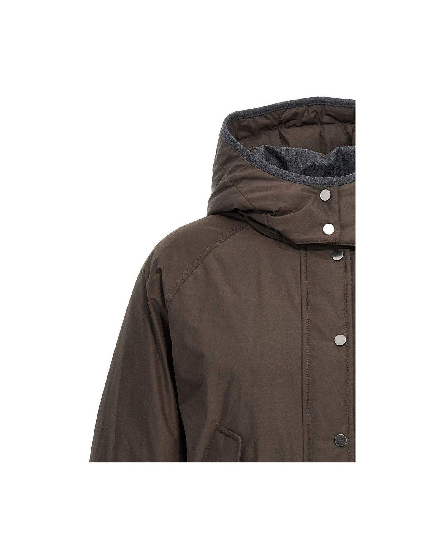 Brunello Cucinelli Brown Coat Glam Steals