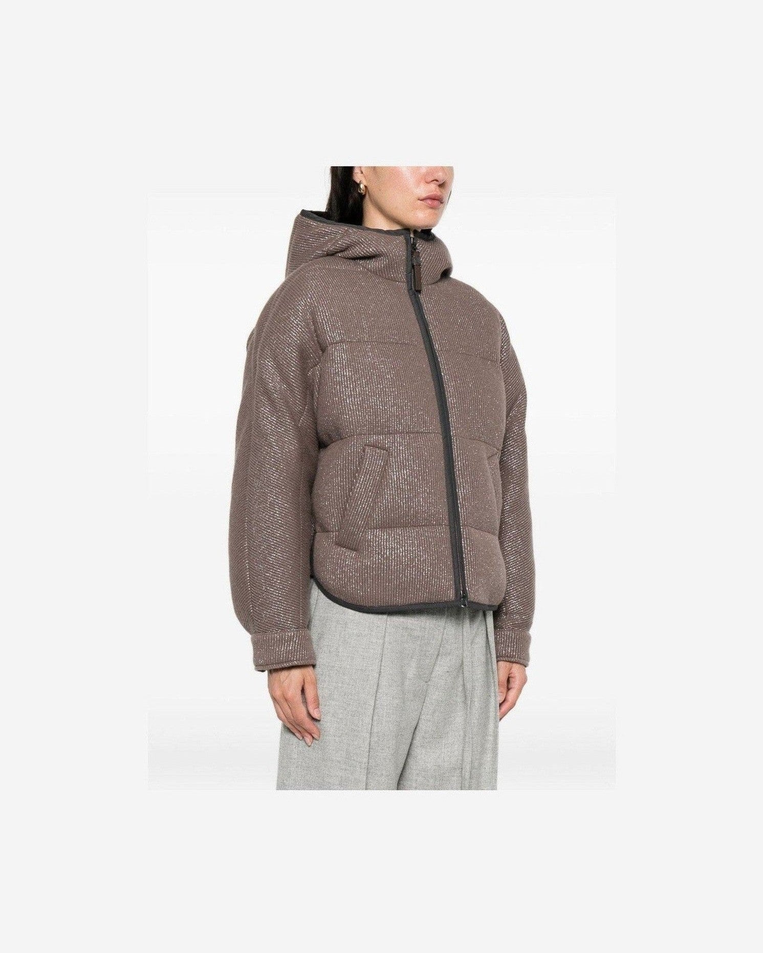 Brunello Cucinelli Brown Coat Glam Steals
