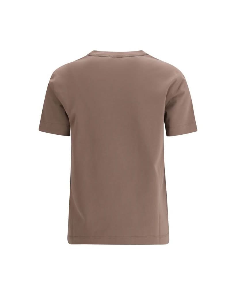 Brunello Cucinelli Brown Cotton T-Shirt
