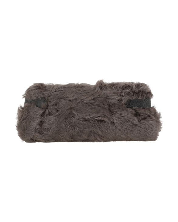 Brunello Cucinelli Brown Fur Clutch Bag Glam Steals