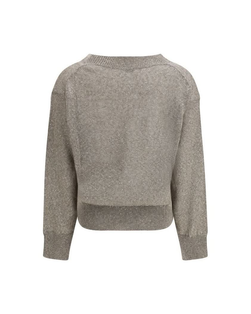 Brunello Cucinelli Brown Linen Sweatshirt