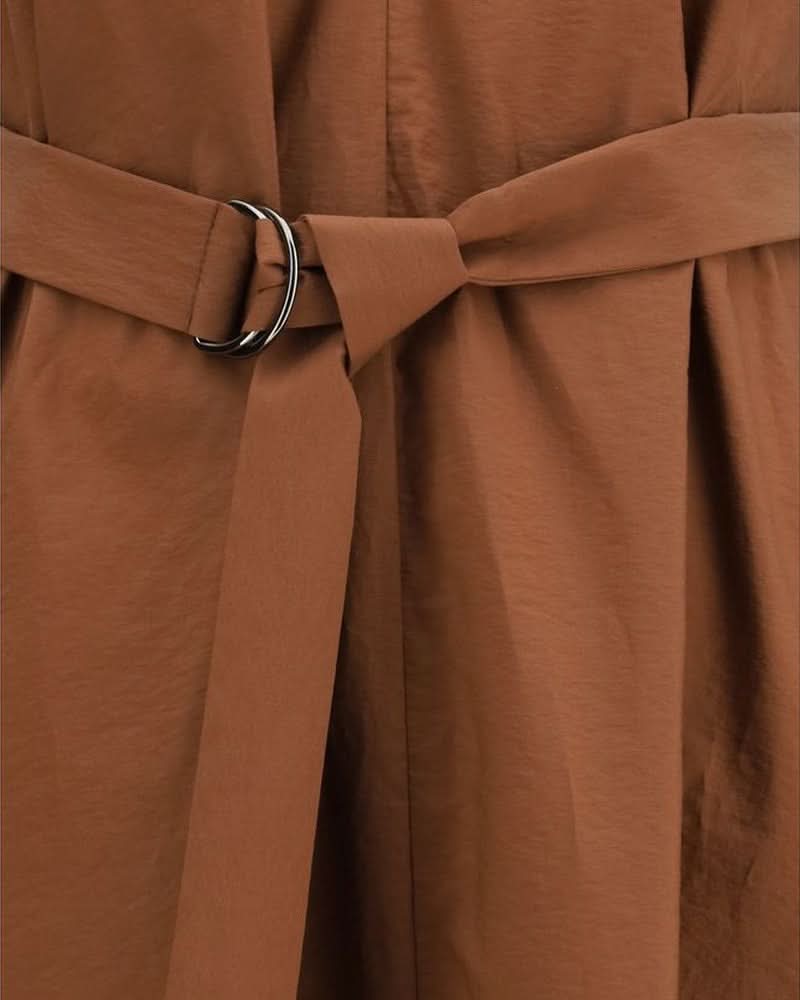 Brunello Cucinelli Brown Polyamide Dress Glam Steals