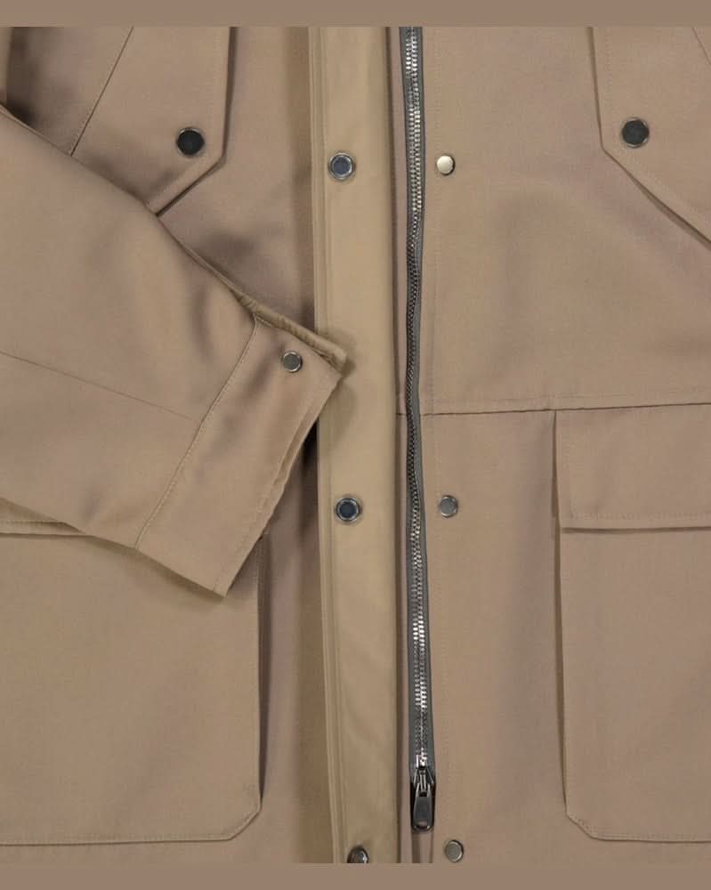 Brunello Cucinelli Brown Polyester Parka Parkas