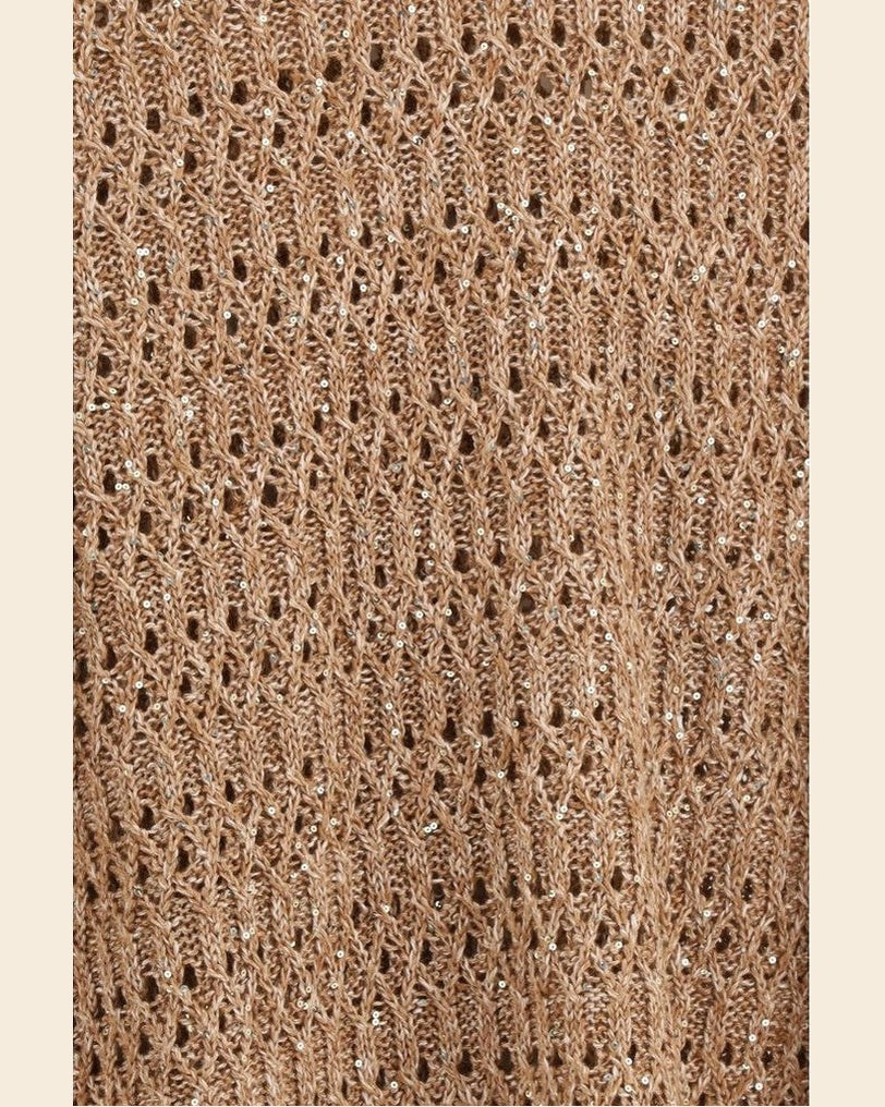 Brunello Cucinelli Brown Silk Sweatshirt Glam Steals