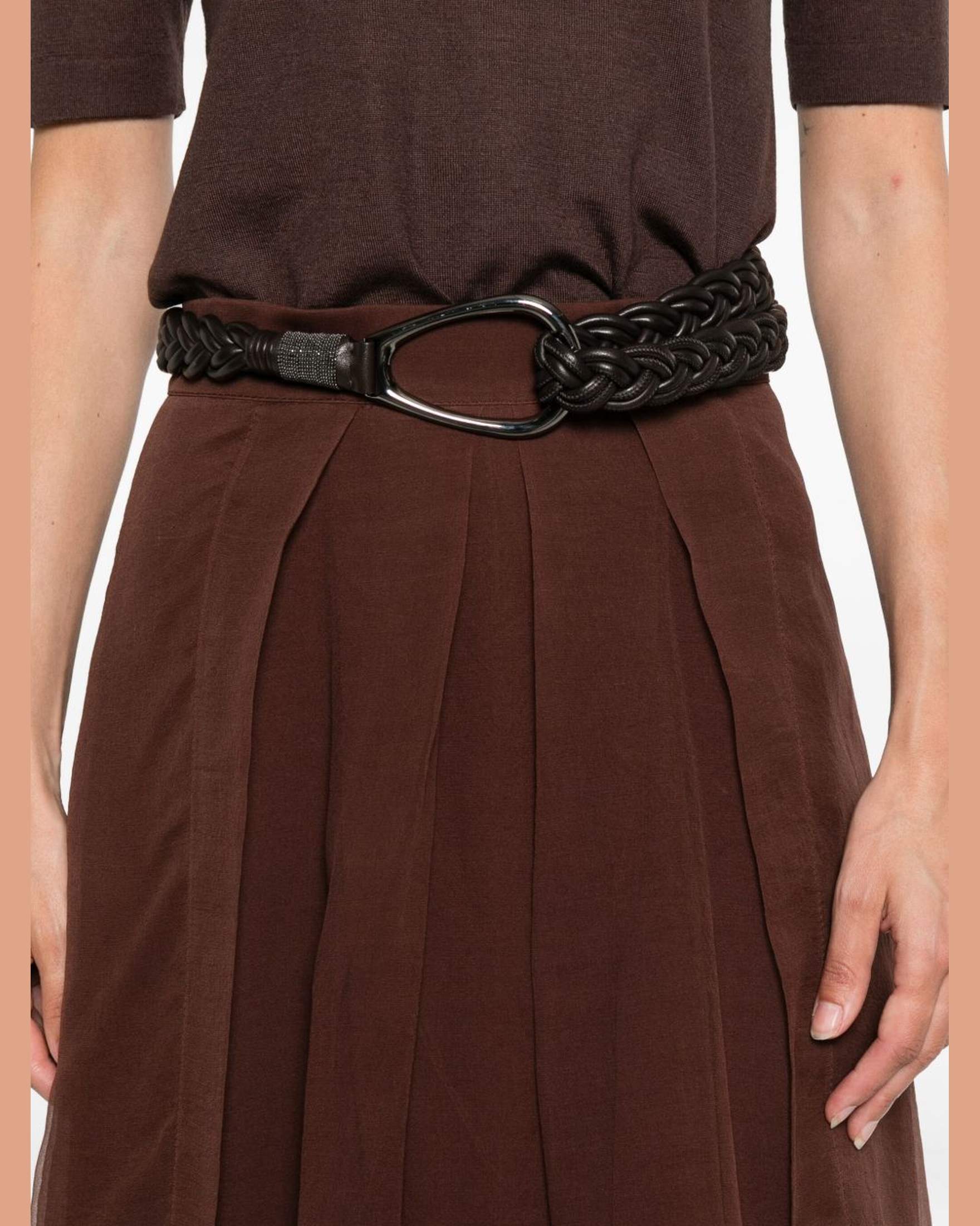 Brunello Cucinelli Brown Skirt Glam Steals