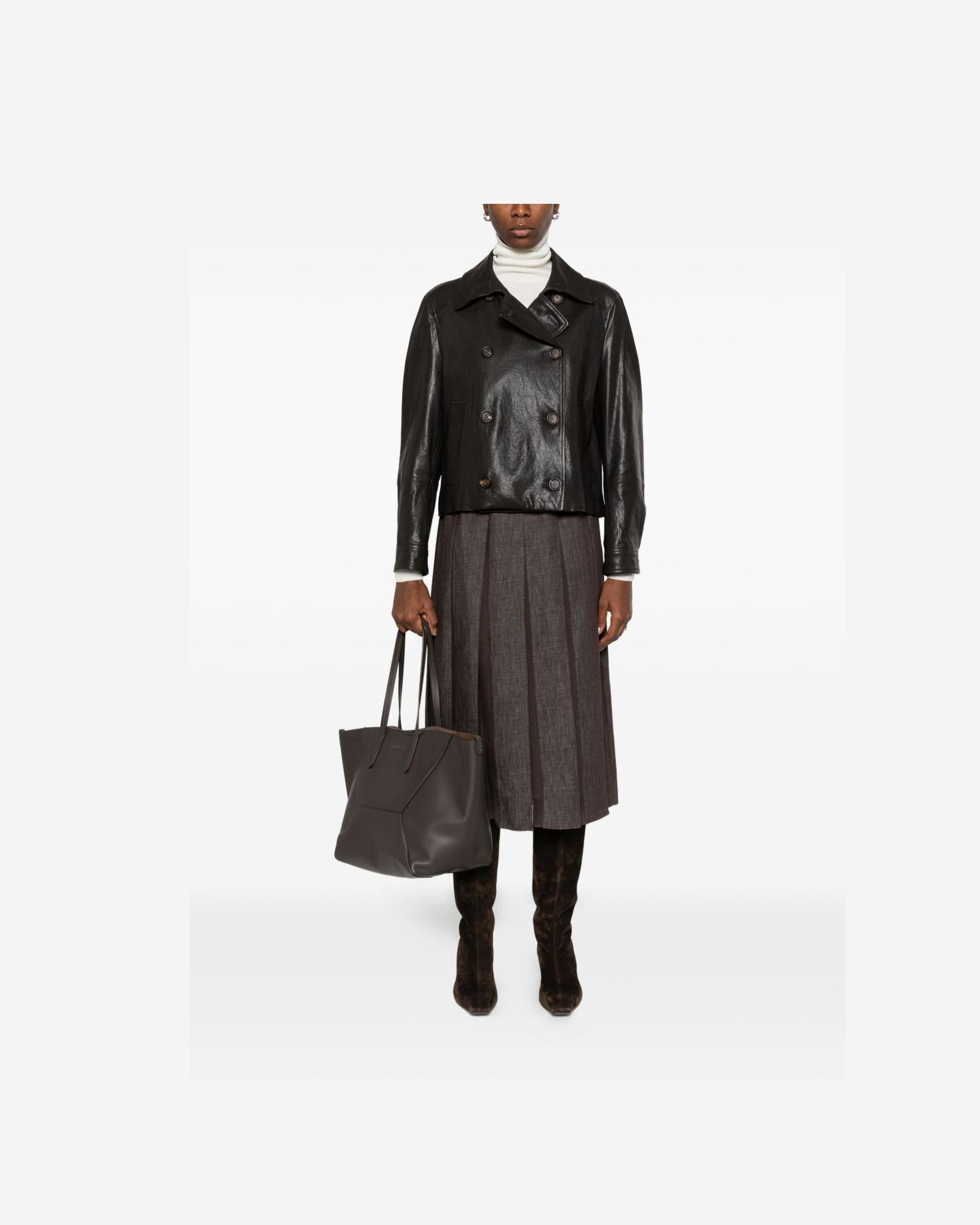 Brunello Cucinelli Brown Skirt Glam Steals