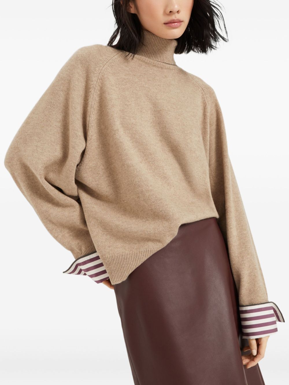Brunello Cucinelli Brown Sweater Glam Steals