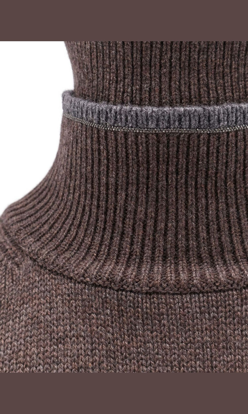 Brunello Cucinelli Brown Sweater Glam Steals