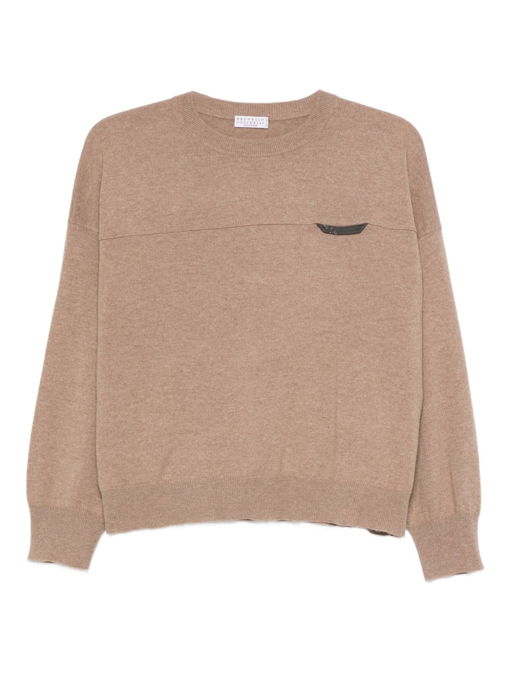 Brunello Cucinelli Brown Sweater Glam Steals