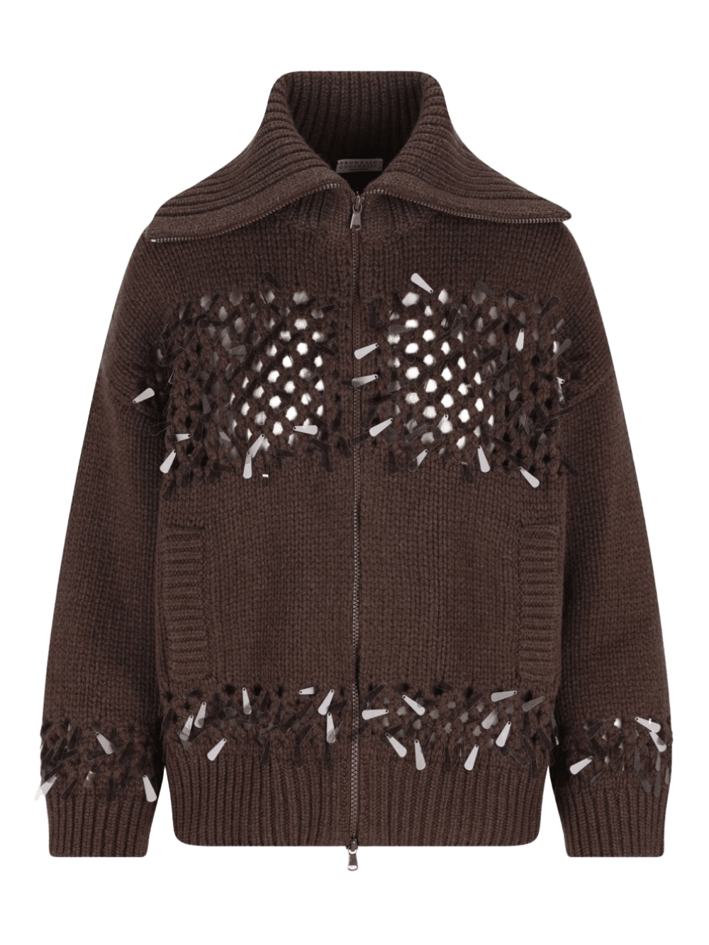 Brunello Cucinelli Brown Sweater Glam Steals
