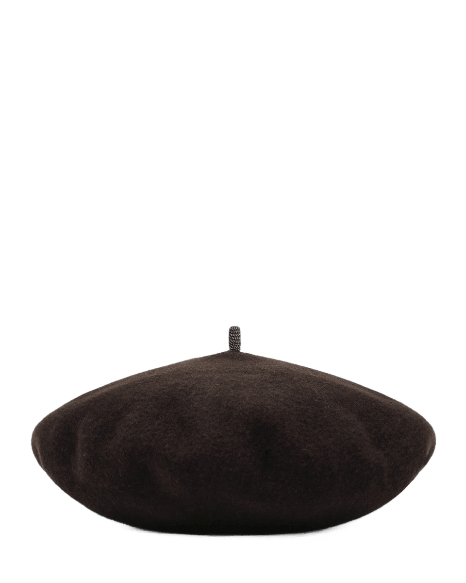 Brunello Cucinelli Brown Wool Beanie Glam Steals