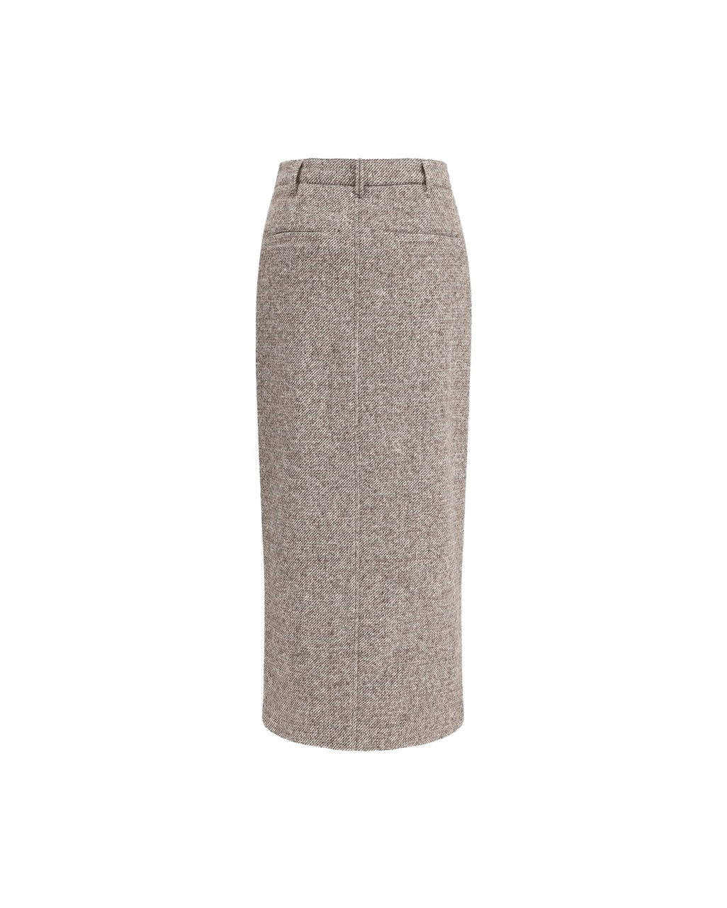 Brunello Cucinelli Brown Wool Fleece Long Skirt Glam Steals