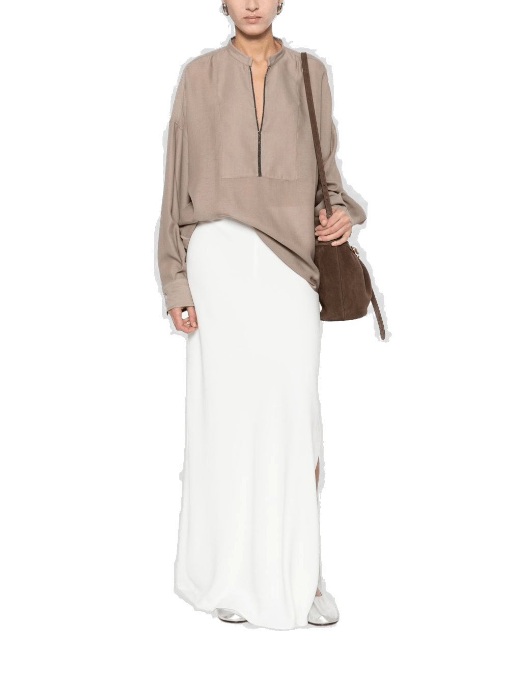 Brunello Cucinelli Camel Shirt Glam Steals