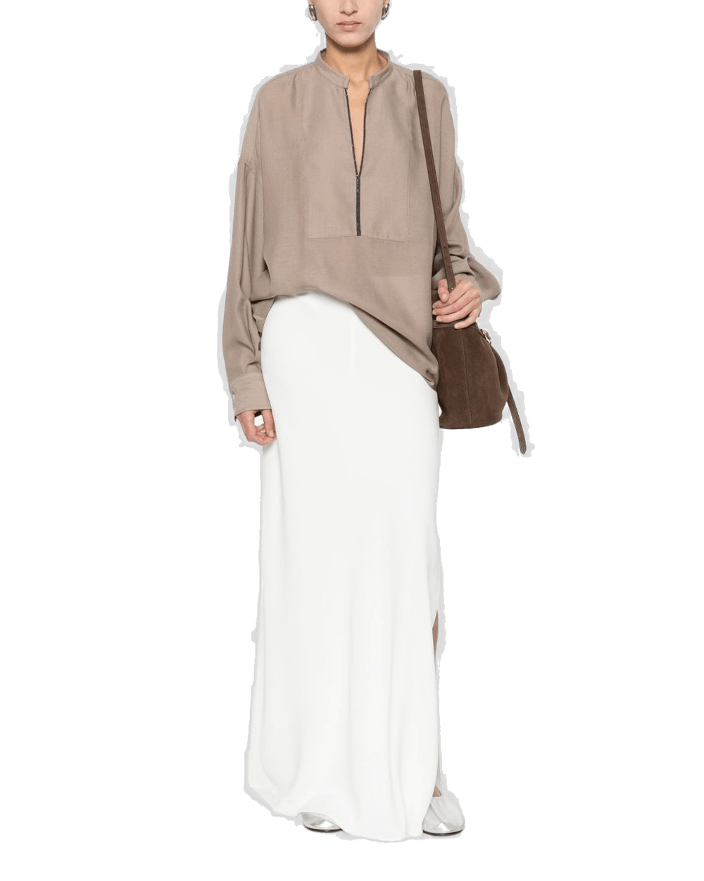 Brunello Cucinelli Camel Shirt Glam Steals