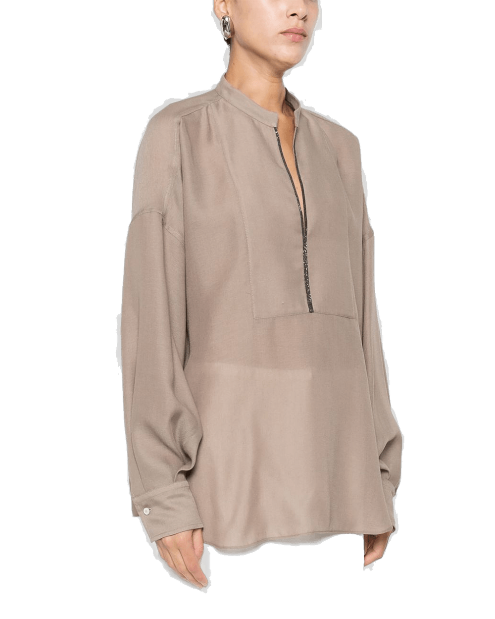 Brunello Cucinelli Camel Shirt Glam Steals