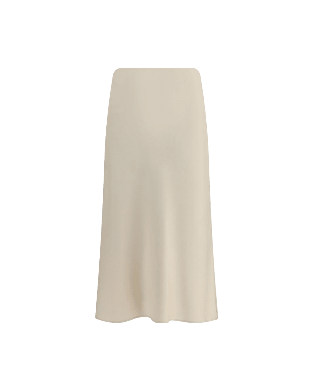 Brunello Cucinelli Cream Acetate Midi Skirt Glam Steals