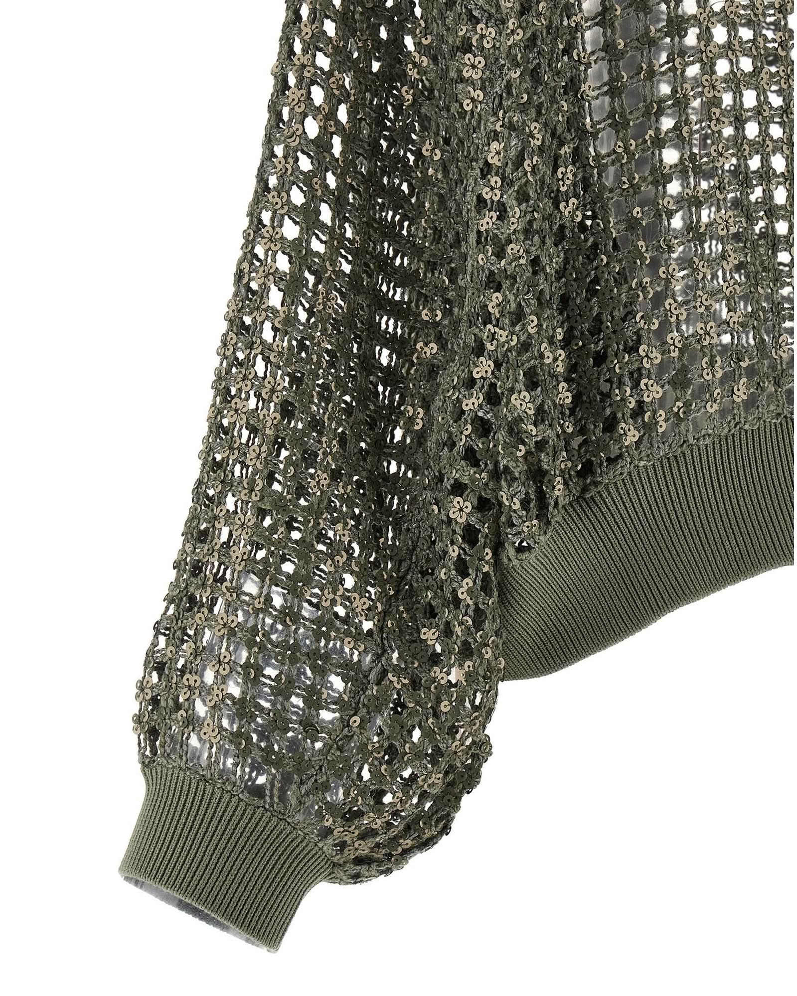 Brunello Cucinelli Dazzling Net Embroidery Cardigan Glam Steals