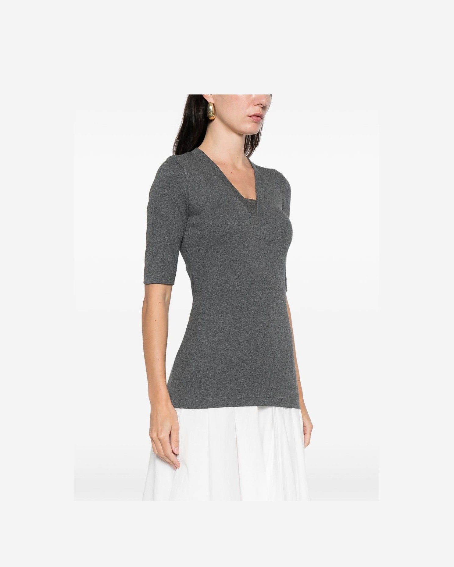 Brunello Cucinelli Dove Grey Sweater Glam Steals