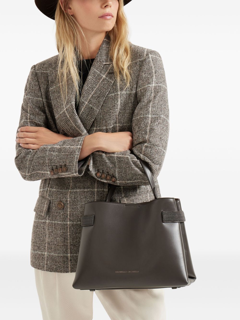 Brunello Cucinelli Essence Top Handle Bag Glam Steals
