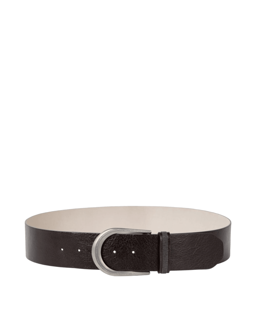 Brunello Cucinelli Glossy Calfskin Belt Glam Steals