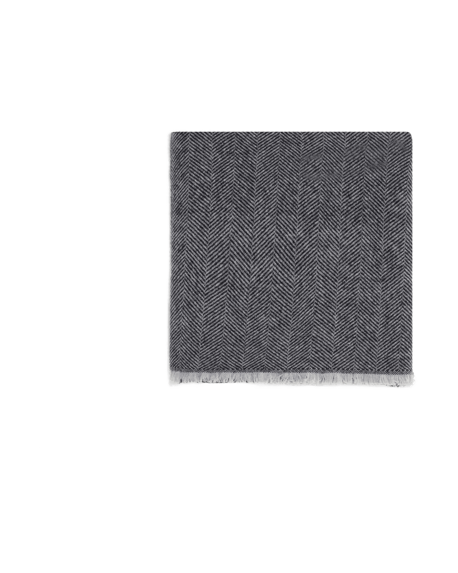 Brunello Cucinelli Gray Cashmere Scarf Glam Steals