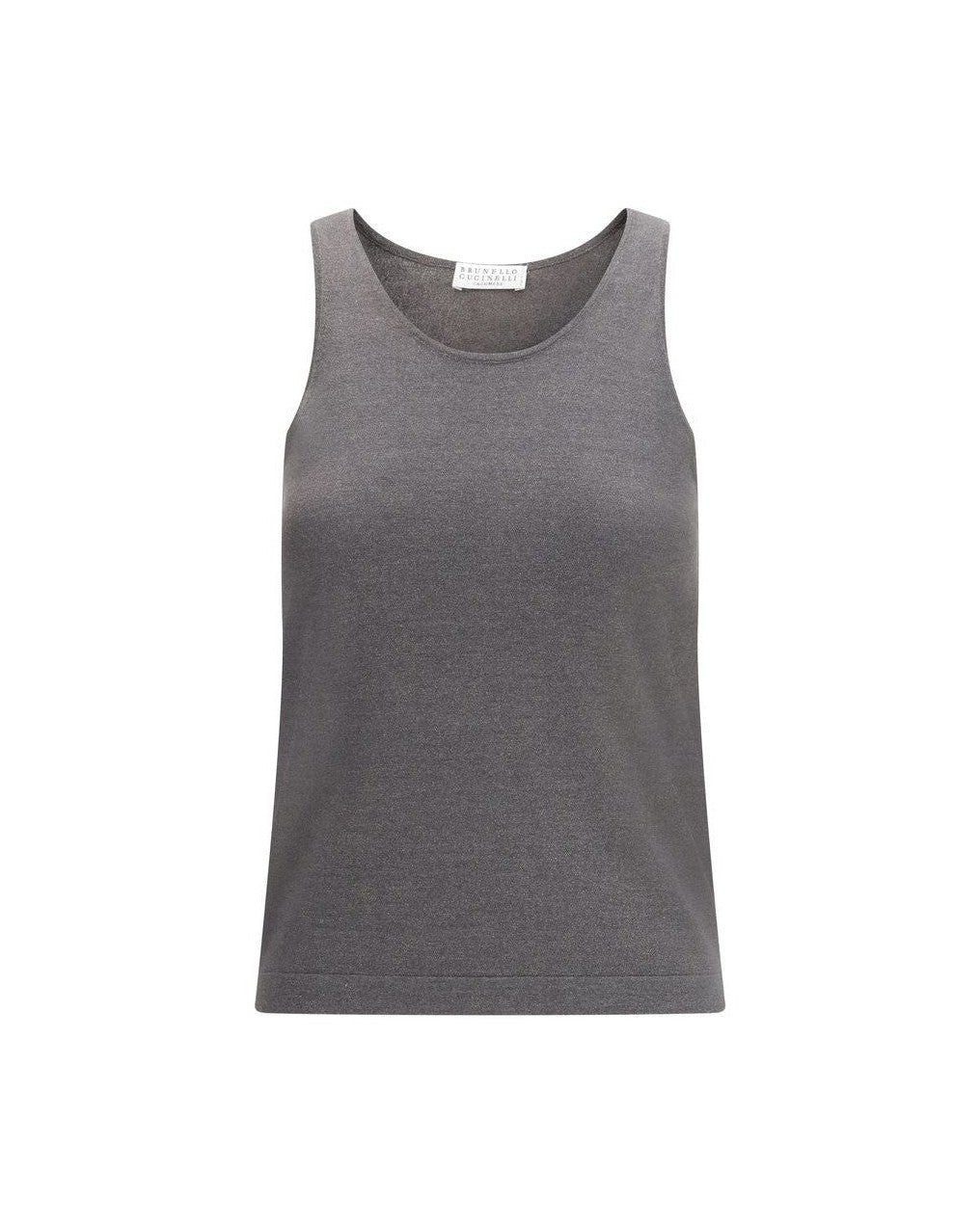 Brunello Cucinelli Gray Cashmere Top Glam Steals