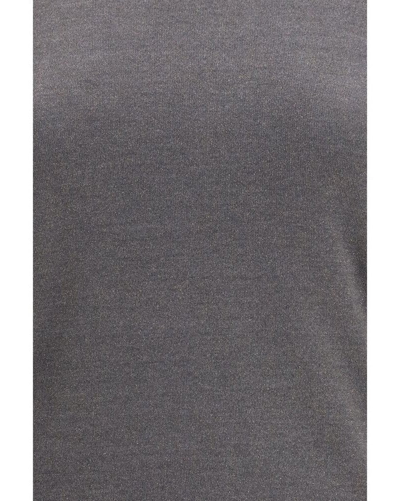 Brunello Cucinelli Gray Cashmere Top Glam Steals