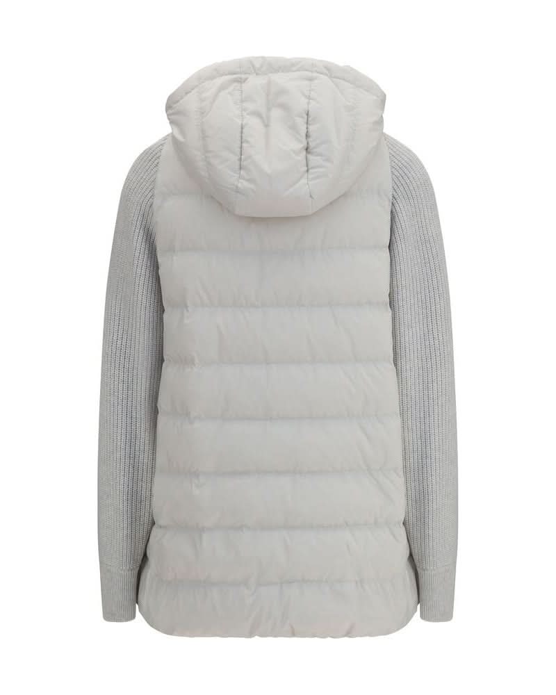 Brunello Cucinelli Gray Polyamide Jacket Glam Steals