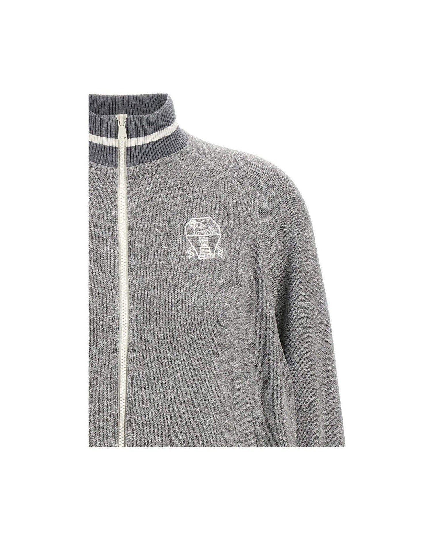 Brunello Cucinelli Grey Sweater Glam Steals
