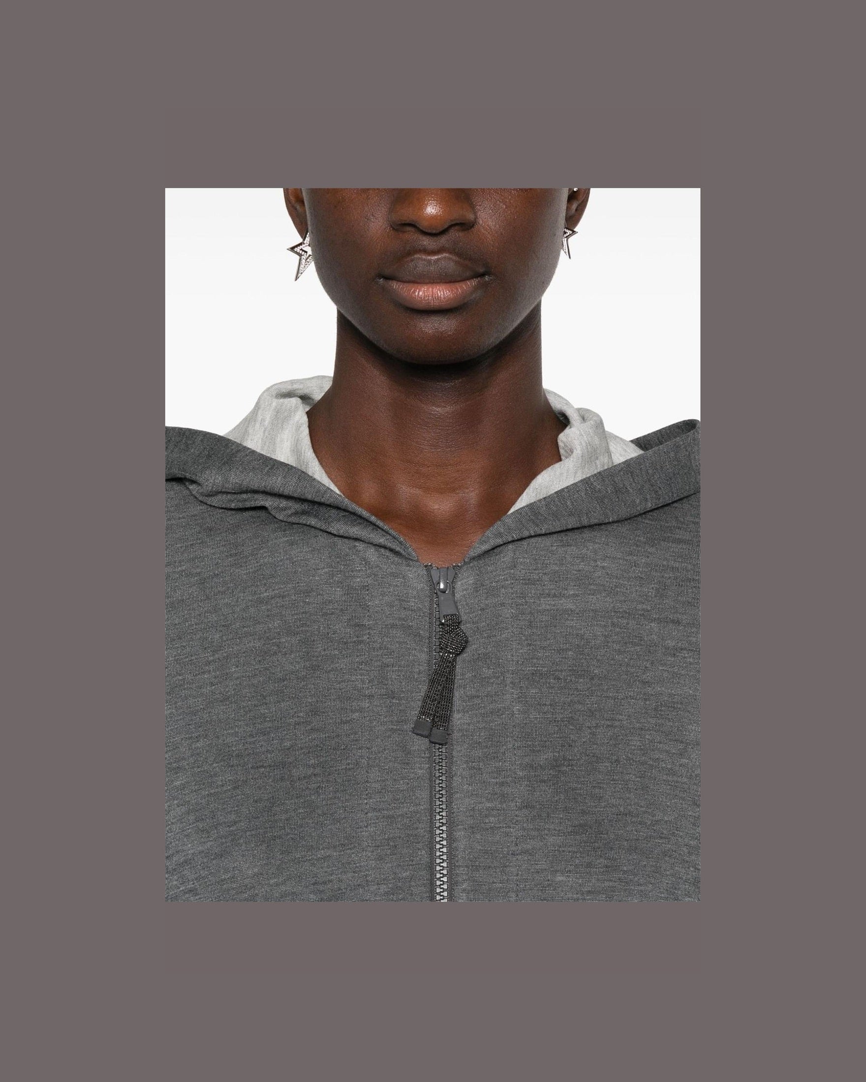 Brunello Cucinelli Grey Sweater Glam Steals